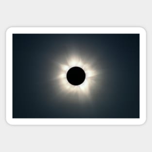 Total solar eclipse, corona at totality (C019/9362) Sticker